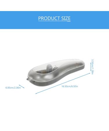 Box Razor Storage Hard Shell Case - Travel & Shower Storage for Electric Razors - Gray - Buy Online on GoSupps.com