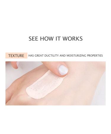 VENZEN Thin Light Concealer Liquid Foundation - Waterproof Moisturizing Long-Lasting in #02 Ivory | Soft Texture & Delicate Colors - 1 Count - Buy Online on GoSupps.com
