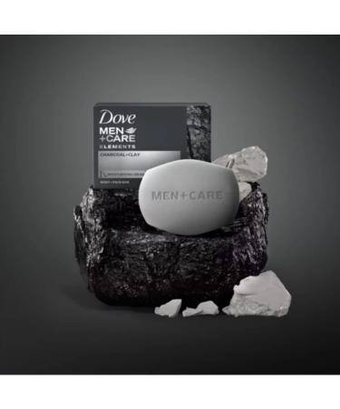 Charcoal & Clay Body and Face Bar for Men | 3-Pack | 3.75 oz - International Shipping Available - Buy Online on GoSupps.com