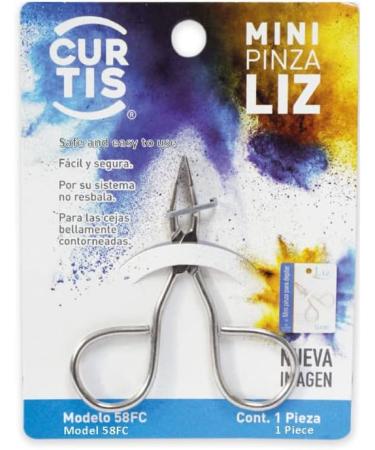 Professional Mini Tweezers for Precision Eyebrow Grooming | Travel-Friendly Beauty Tool for Facial Hair, Ingrown Hair, Blackheads | Model 58FC - Buy Online on GoSupps.com