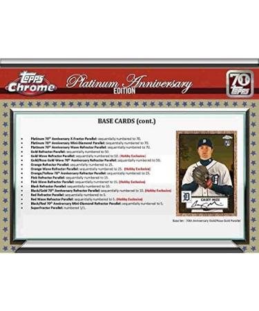 2021 Topps Chrome Baseball Platinum Anniversary Lite Box - 16 Packs/4 Cards 1 Auto - Buy Online on GoSupps.com