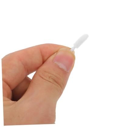 FOMIYES 300Pcs Disposable Lip Brush Replacement Heads - Eyeliner Eyeshadow and Lipstick Applicators - Travel-Friendly Flocking Lip Gloss Accessories - Buy Online on GoSupps.com