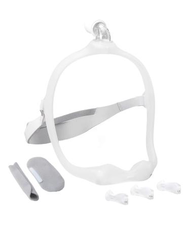 Support d'oreiller nasal pour masque CPAP pour dreamwear oreiller nasal CPAP r utilisable n 3 remplacement du support de tube de ceinture de t te CPAP tanch it douce pour un meilleur confort Blanc