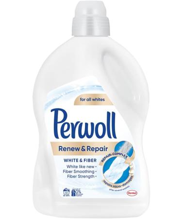 Perwoll Renew Advanced Effect White & Fiber Laundry Detergent 1.8L - 30 Loads International Shipping Available - Buy Online on GoSupps.com