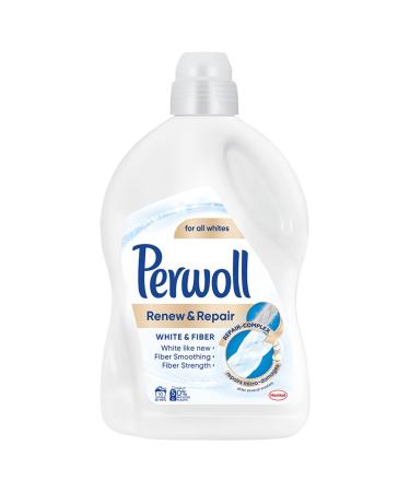 Perwoll Renew Advanced Effect White & Fiber Laundry Detergent 1.8L 30 loads