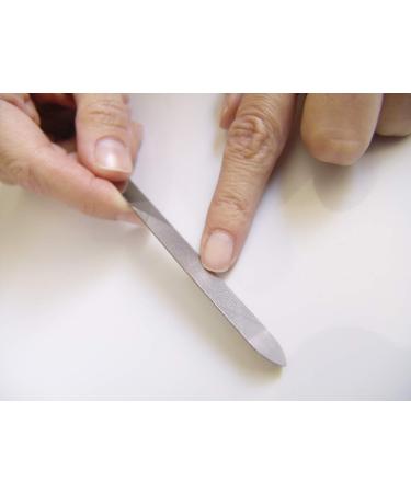 SEKI EDGE SS-402 Nail File with Pusher - 1 Count Pack | High-Quality Stainless Steel - Buy Online on GoSupps.com