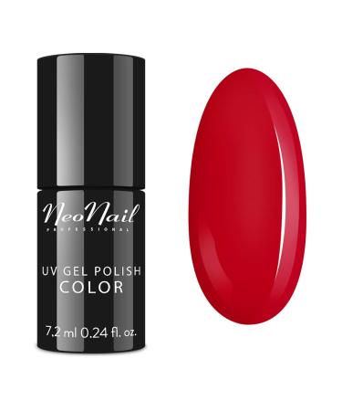 NeoNail Lady in Red Collection UV Hybrid Nail Polish Soak Off 7 2ml (3763 Fiery Flamenco)