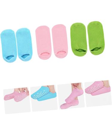 Ipetboom 3 Pairs Foot Moisturizing Socks Lotion Socks Hydrating Socks Hydrating Foot Mask Foot Moisturizing Product Foot Repairing Socks Dry Foot Casual Socks Essential Oil - Buy Online on GoSupps.com