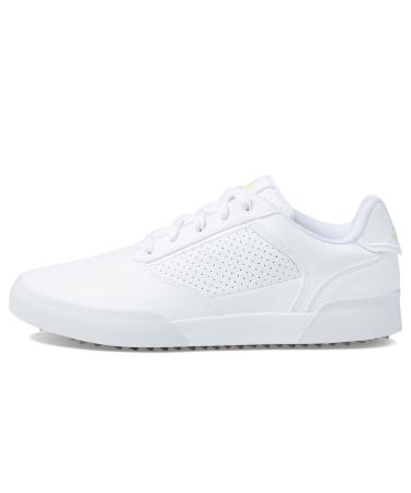 adidas Women's Retrocross Golf Shoe 8 Ftwr White/Sand Strata/Gum 3