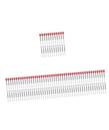 120 Pcs Translucent Lip Balm Lip Silicone Brush Women Makeup Tools Small Lip Mask Applicator Portable Lipstick Brush Silicone Lip Brush Women Lipstick Applicator Lip Brush Wand 5X1.3X0.4CMx5pcs Assorted Colorx5pcs
