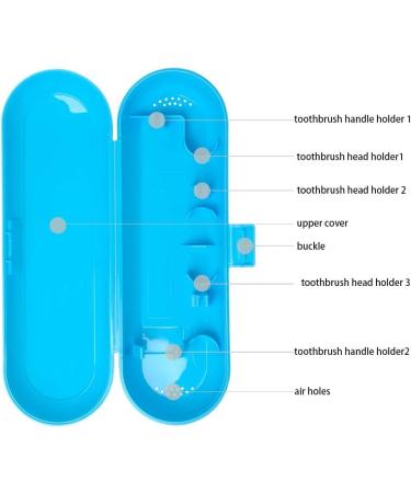 Buy Seplouis Travel Case for Electric Toothbrush - Compatible with Demita Seago MIMO Fairywill - Blue | International Shipping Available - Buy Online on GoSupps.com
