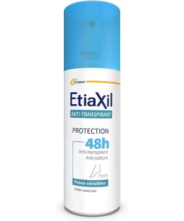  Etiaxil ETIAXIL - Antiperspirant - Treatment for Excessive Perspiration - Feet - Normal Skin - 100 ml & Antiperspirant - Moderate Perspiration - 48h Protection - Feet - Suitable for sensitive skin - 100 ml - Buy Online on GoSupps.com