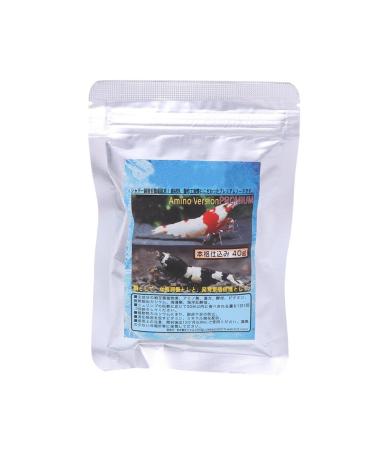 Shrimp Food Natto Sticks Sinking Pellets 1.4 Oz Healthy Nutrition Balanced Blended Diet for Snails & Tropical Fish Fish Food Flakes