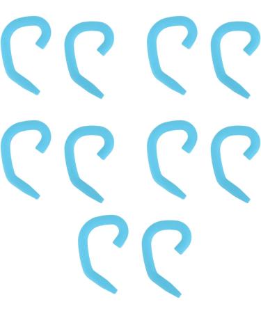 10 Pieces Reusable Childrens Face Shield Ear Hook Flexible and Comfortable Silicone Ear Protector Hook (Light Blue) - Buy Online on GoSupps.com