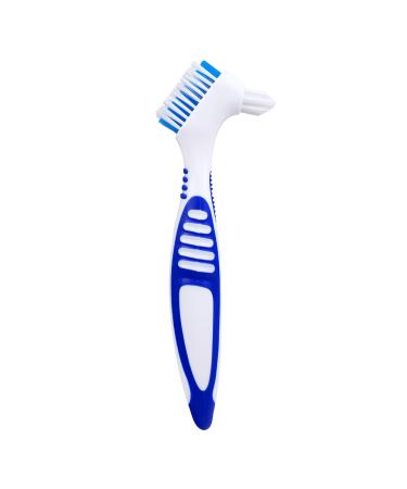 Wellsamed prosthesis brush Durebrush Extra Clean prosthetic toothbrush for the third prosthesis cleaning 1 piece color -sorted