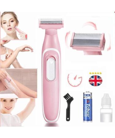 Rechargeable Women's Bikini Trimmer - Wet/Dry, Cordless Electric Shaver for Legs, Underarms & Pubic Hair Removal - Buy Online on GoSupps.com