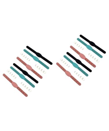 Lurrose 16 pieces of masking belt buckle masked-tube buckle masking tape adjuster mask band extension mask rope-buckle slas for hanging 1 piece (1 Pack) style C x2st