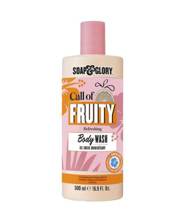 Soap & Glory Call of Fruity Bubble In Paradise Refreshing Body Wash - Hydrating & Revitalizing Skin Cleanser & Shower Soap with Exotic-Cool Formula - Fruit Scented Moisturizing Body Wash (500ml)