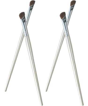 Healeved 20 Pcs Nose Shadow Brush Nose Makeup Brush Brow Brush Angled Eye Shadow Blending Brush Alloy - Buy Online on GoSupps.com