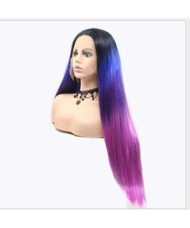 BGHJUE Synthetic Hair Wig with Natural Bangs - Fluffy Pixie Cut with Highlights for Women - Long Straight Wig Accessories - Buy Online on GoSupps.com