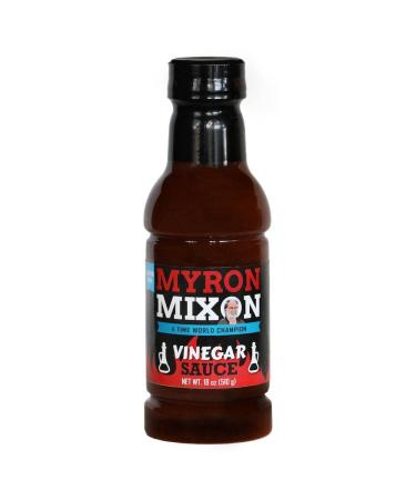 Myron Mixon BBQ Sauce | Vinegar | Champion Pitmaster Recipe | Gluten-Free BBQ Sauces, MSG-Free, USA Made | 18 Oz Bottle