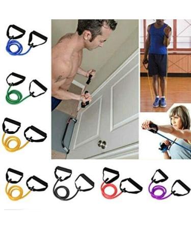 Buy Home Exercise Yoga Resistance Bands - Elastic Stretch Fitness Band for Effective Workouts - Black - Buy Online on GoSupps.com