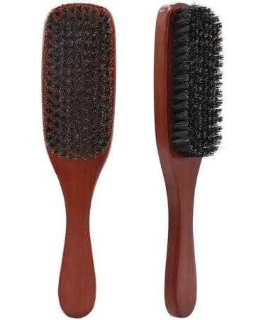 Ailife Soft Wild Boar Bristle Beard Brush for Men | Wooden Handle Hair Styling & Razor Brush - Buy Online on GoSupps.com