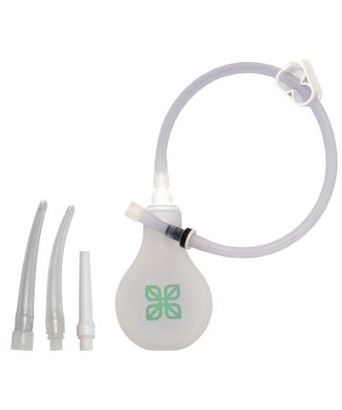 Foret Silicone Enema Bulb Kit | 2 hygienic Rubber Comfort Leak Proof Tips | Gut & liver Healer | Helps with lighter & healthier lifestyle | Easy cleansing
