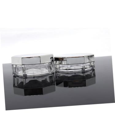 LIFKOME Loose Powder Holder 2 Sets Octagonal Loose Powder Box Baby Holder Powder Puff Loose Powder Cases Cosmetic Rack Portable - Buy Online on GoSupps.com