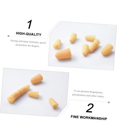 Buy Beaupretty 25pcs Pockmarked Finger Cots - Anti-Static Rubber Protection for Counting Guitar and More | International Shipping Available - Buy Online on GoSupps.com