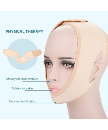 V-Line Mask Face Lift Band | Double Chin Strap for Facial Slimming & Skin Care | Firming Wrap for Weight Loss - Buy Online on GoSupps.com