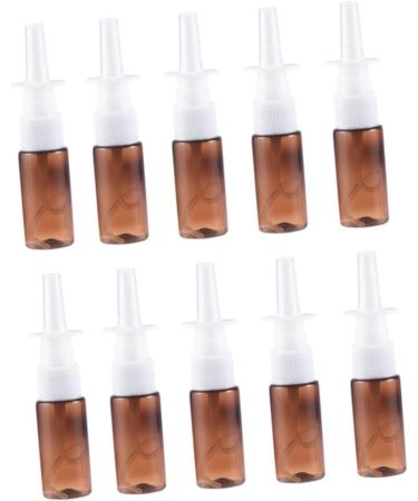 FRCOLOR 15pcs Pump Bottles for Liquids - Refillable Mini Spray & Nasal Spray Containers - Plastic Moisturizing Bottle Set - Buy Online on GoSupps.com