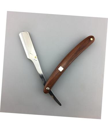 Buy Magiclulu Men's Foldable Razor Double Edge Hair Cutter & Shaving Tool Premium Wooden Straight Razor for a Perfect Shave - Buy Online on GoSupps.com