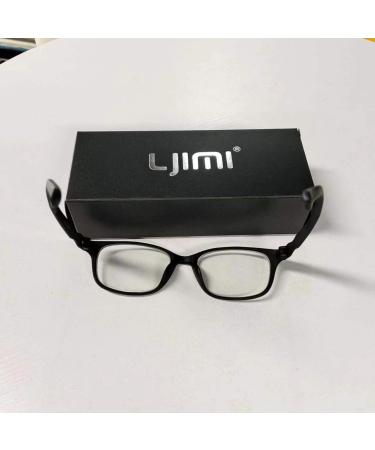 Buy Ljimi Retro Myopia Glasses for Men & Women - Anti Blue Light Short-Sighted Goggles - Black -1.25x - Buy Online on GoSupps.com