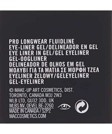 MAC Pro Longwear Fluidline Blacktrack 0.1 oz - Smudge-proof Gel Liner - Buy Online on GoSupps.com