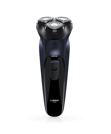 LOBINH Electric Razor for Men, Rechargeable Electric Rotary Shaver, USB Type-C 1.5 Hour Fast USB Charging - PA168 Pa168 With Usb Charging Cable