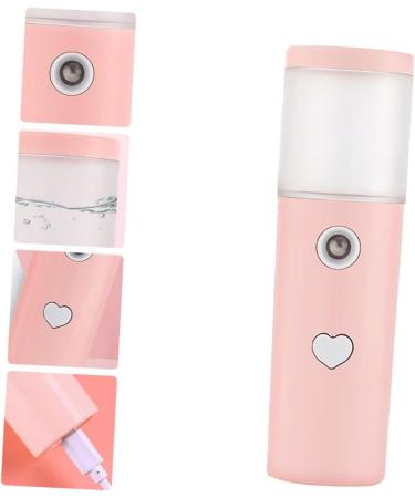 DOITOOL Facial Humidifier Indicator Light Mineral Drops for Water Mini Humidifier Air Humidifier Beauty Spray Water Meter The Face Sprayer Moisture Cream Abs Pink - Buy Online on GoSupps.com