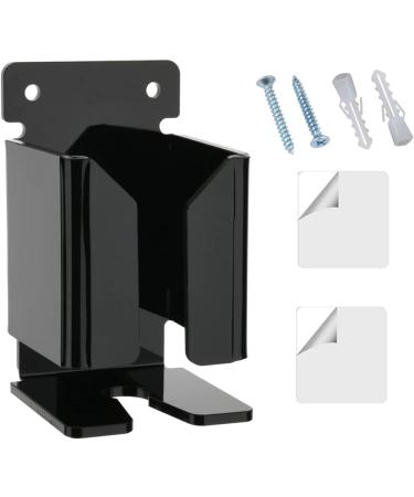 Amagogo Wall Bracket for Electric Razors - Multi-Purpose Acrylic Organizer with Dual Installations for Shower & Bathroom - Black - Buy Online on GoSupps.com