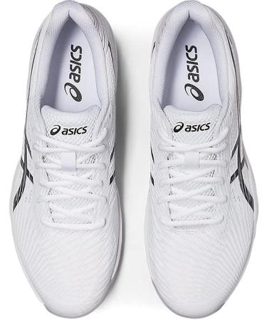 ASICS Men's Gel-Game 9 Tennis Shoes 12.5 - White/Black | Men's Court Shoes - Buy Online on GoSupps.com