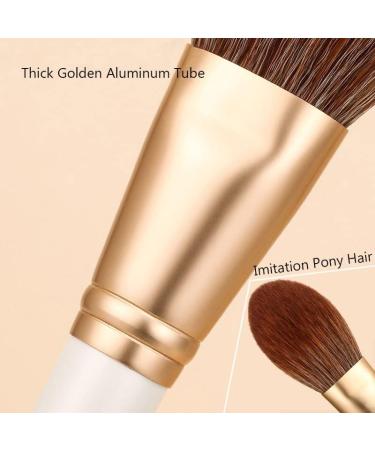 Buy DFHBFG 15 White Makeup Brushes Set - Synthetic Fiber Eye Shadow Powder Eyelash & Eyebrow Brushes | International Shipping Available - Buy Online on GoSupps.com