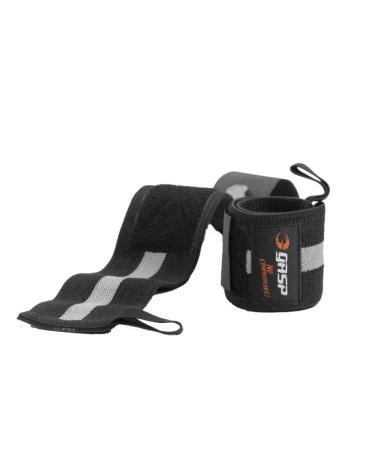 GASP Men's 1rm Wrist Wraps Black/Grey 1RM Wrist Wraps