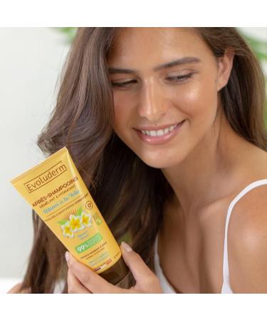  Evoluderm EVOLUDERM - Monoi Madness Detangling & Moisturizing Conditioner - 200 ml - 99% Natural Origin - Vegan - Made in France - Buy Online on GoSupps.com