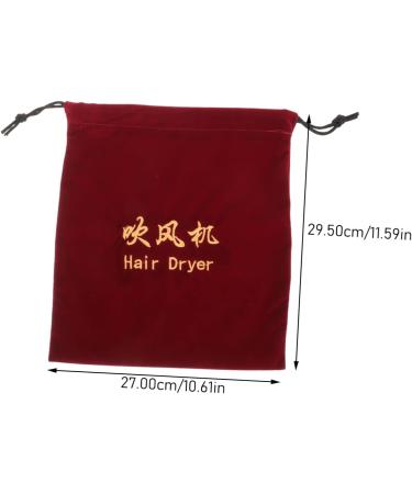 PLAFOPE 3 Pcs Hair Dryer Storage Bag Drawstring Bags Hair Dryer Bag Travel Makeup Bag Organizer Fabric - Buy Online on GoSupps.com