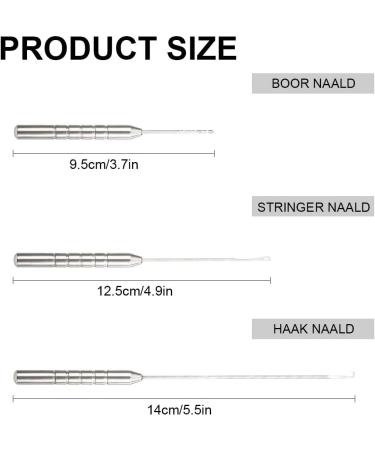 BCBF 3-Piece Bait Needle Set - Aluminum Alloy Drilling Tools for Fishing Rigs & Bait Accessories - International Shipping Available - Buy Online on GoSupps.com