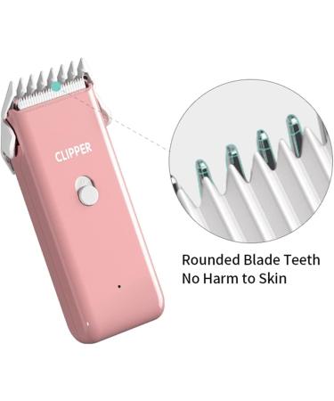 Pet Grooming Clippers Kit - Low Noise Electric USB Rechargeable Trimmer for Dogs, Cats & Pets - Pink - Buy Online on GoSupps.com