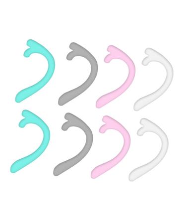 Mobestech 4 pairs of ear hooks. Extension for ear straps adjustable ear bracket Extension of the face cover ear protection hook mouth with hook extension belt