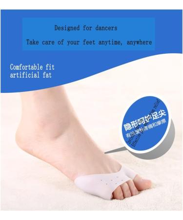 DEAVER Silicone Forefoot Pads Toe Separator Pain Relief Insole Cushion - Bunion Hallux Valgus Corrector & Foot Care Tool (1 Pair) - Buy Online on GoSupps.com