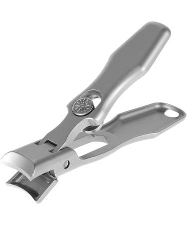 Stainless Steel Nail Clipper Wide Jaw Opening Toenail Cutter Heavy Duty Nail Clipper Ergonomic Curve Fingernail Trimmer for Adults Seniors Pets(Sliver) - Buy Online on GoSupps.com