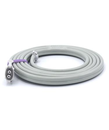 8.2FT NIBP Adapter Hose Dual Blood Pressure Tube with 10094 Connector and BP46 Connector for BP Monitor and Cuff