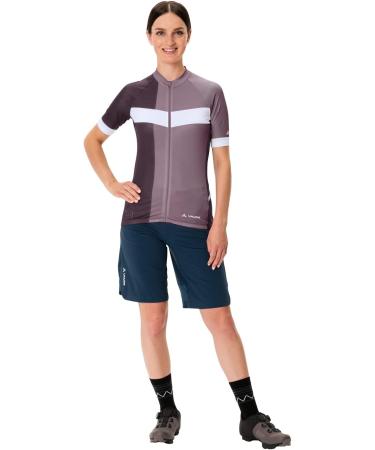 VAUDE Women's Posta Fz Tricot Jersey 40 - Buy Stylish Lilac Dusk Cycling Jersey Online | International Shipping Available - Buy Online on GoSupps.com